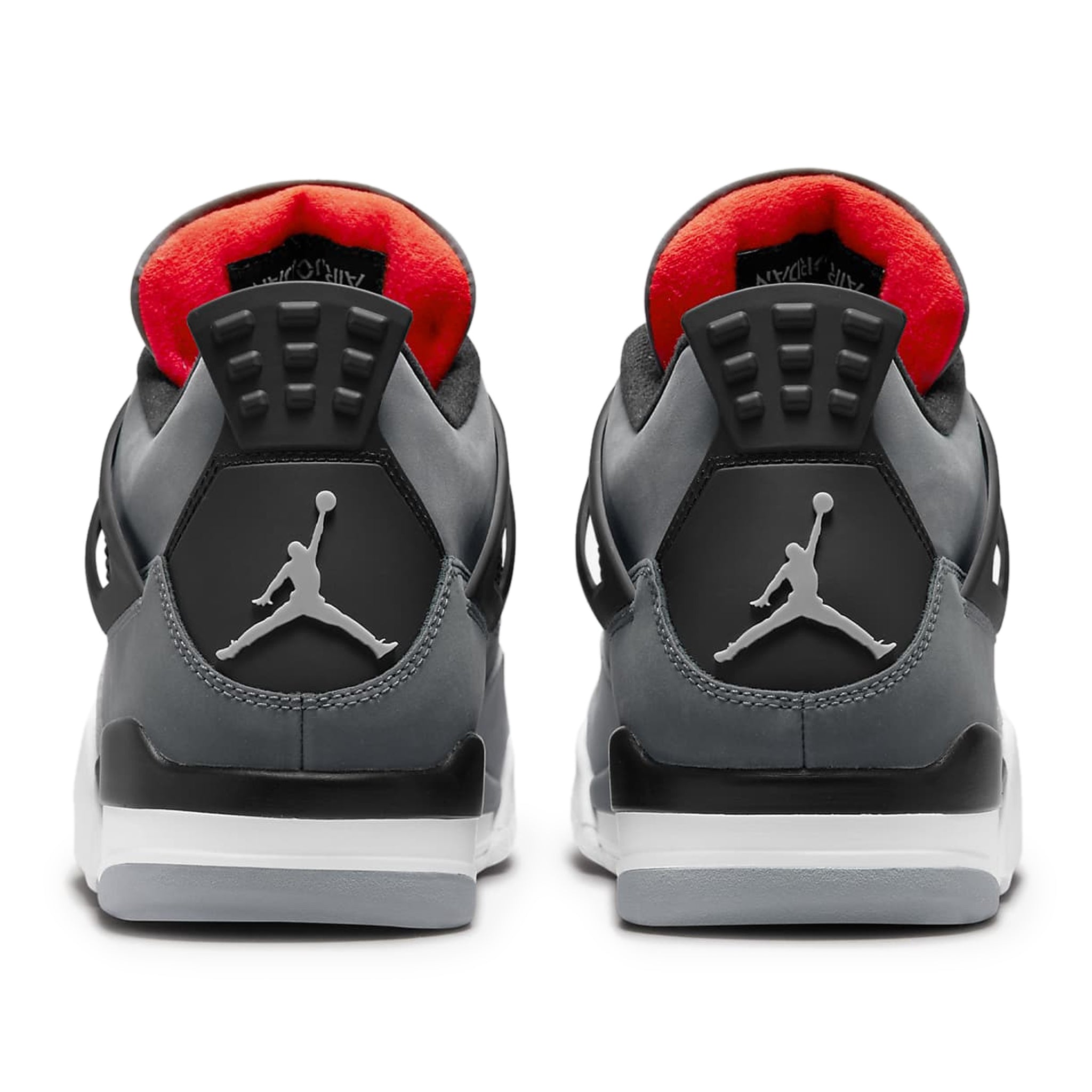 Heel view of Air Jordan 4 Retro Infrared DH6927-061